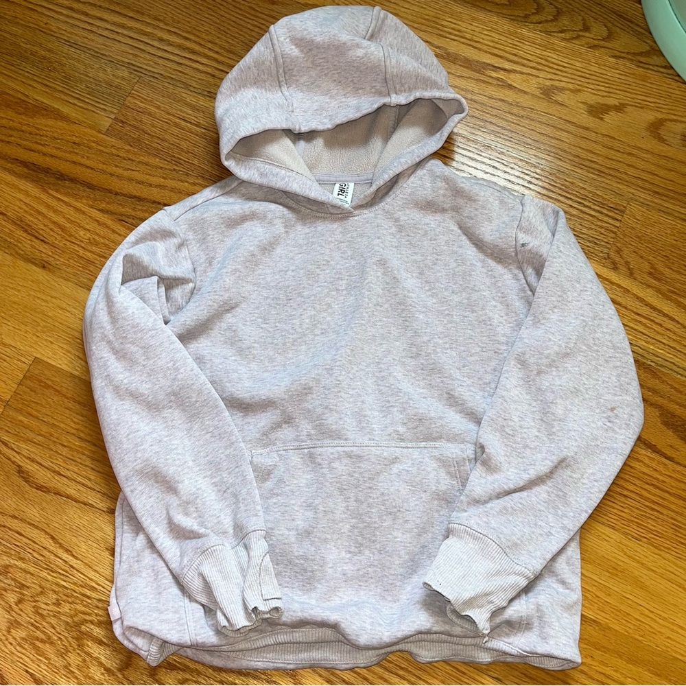 Athleta Girl light purple plush hoodie size large / 12